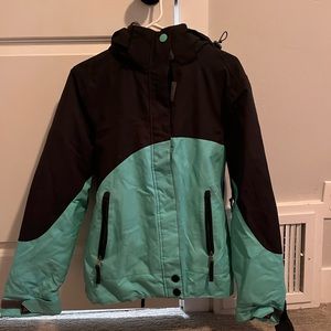 Down insulated women’s ski jacket